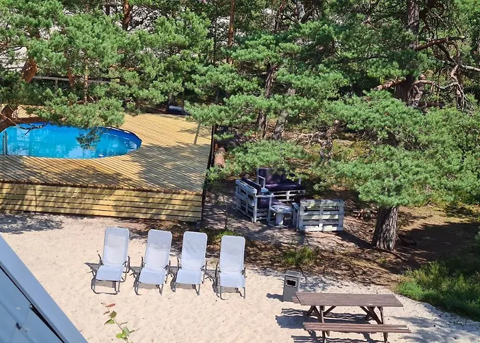 Διαμέρισμα Sub Hel. Budzetowe W Domu Z Basenem. Wokol Domu Tylko Natura. Balkon Zbyteczny.